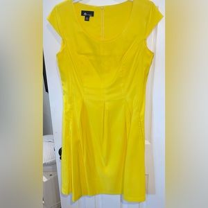AB Studio Petite Yellow Dress